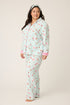 Pj Salvage Flannels Ma Cherie Cherry Print 3-Piece PJ Set